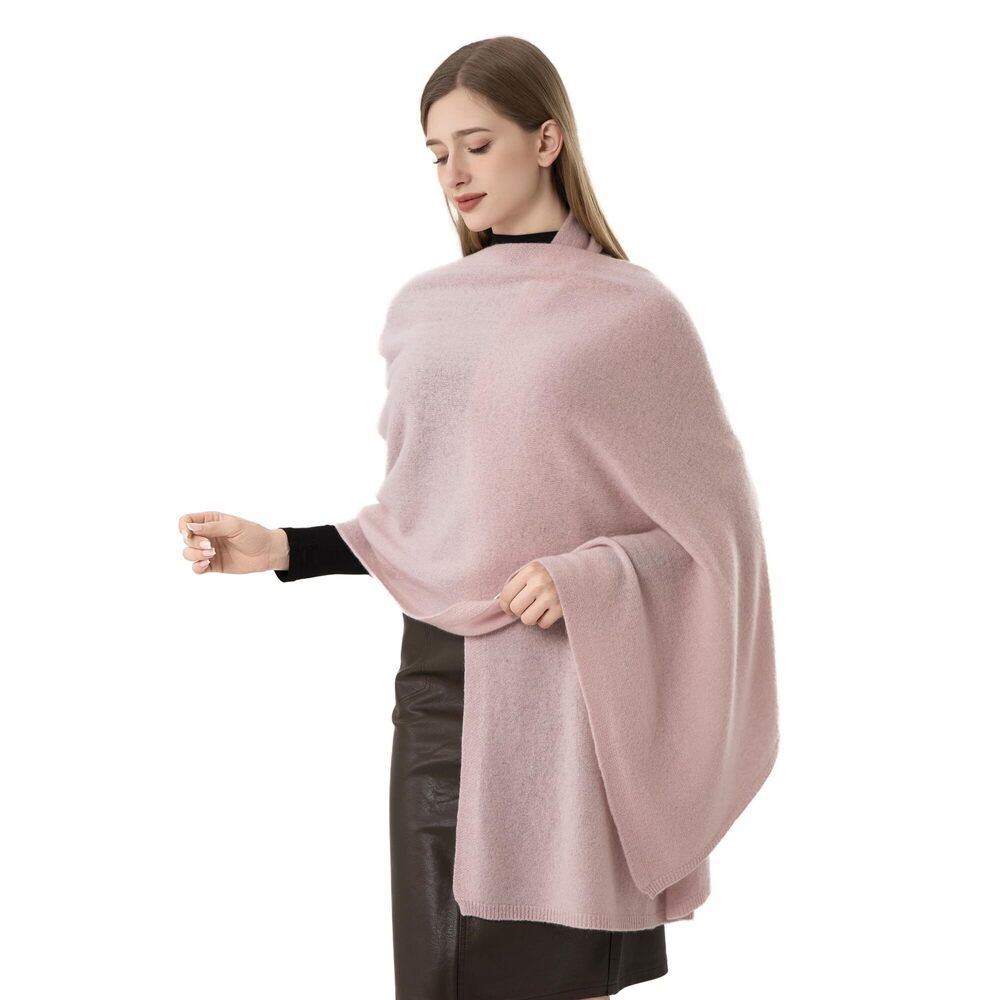 3754 Cashmere Wrap Warm Soft Knitted Scarf Stole For Women